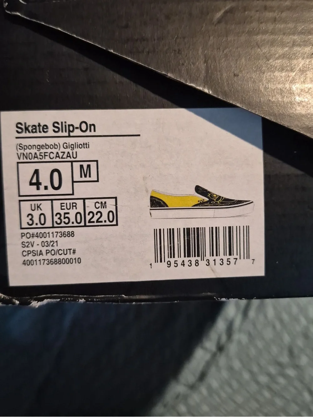 Vans slip kids